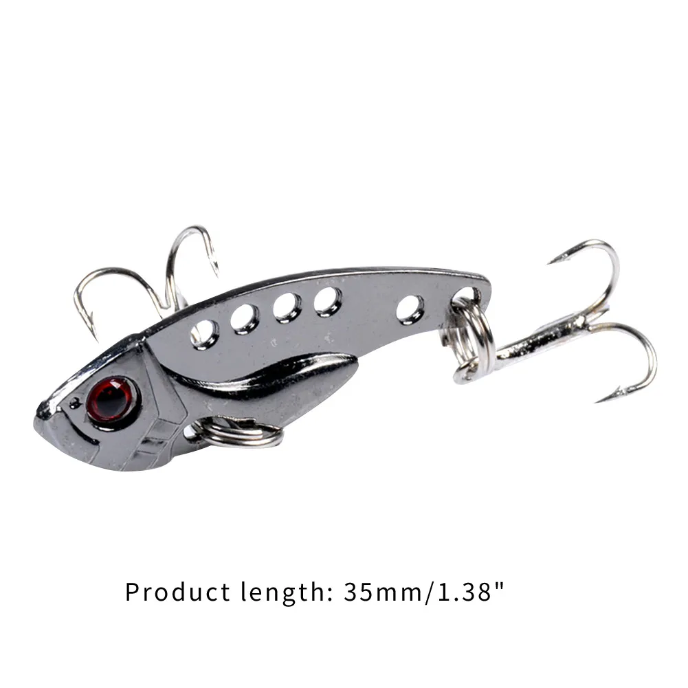 

Fishing Lures Convenient Fishing Lures Metal VIB 3D Bionic Eye Clear Porous Artificial Hard Bait Crankbait Fishing Accessories