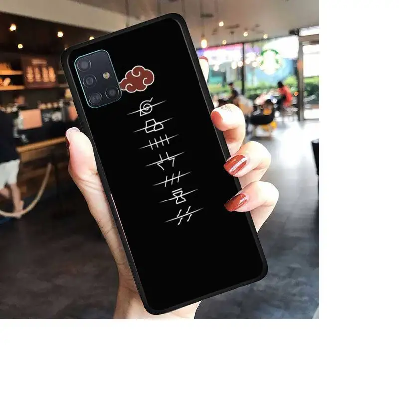 

Anime N-Naruto Akatsuki Kakashi Phone Case for Samsung A01 A02 A12 A11 A31 A91 A80 A21 A21S A31 A32 A20E A7 2017 4G 5G Cover