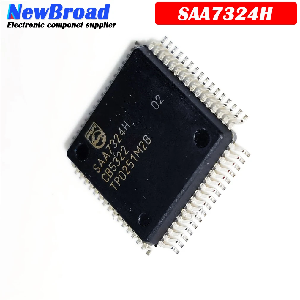 1PCS Audio Decoder SAA7324H SAA7324H/M2B SAA7324T M1 QFP64 IC DIGITAL/CD DAC DECODER | Электронные компоненты и