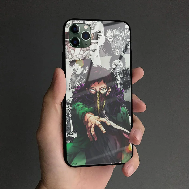 chisaki kai boku no hero academia cover for iphone se 6s 7 8 x xr xs 11 pro max samsung s note 10 20 plus glass phone case shell free global shipping