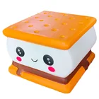Новинка Kawaii красочный шоколад хлеб Сжимаемый торт ароматизированные фрукты животные медленно восстанавливающие форму мягкая сжимаемая Игрушка снятие стресса Забавный подарок для детей
