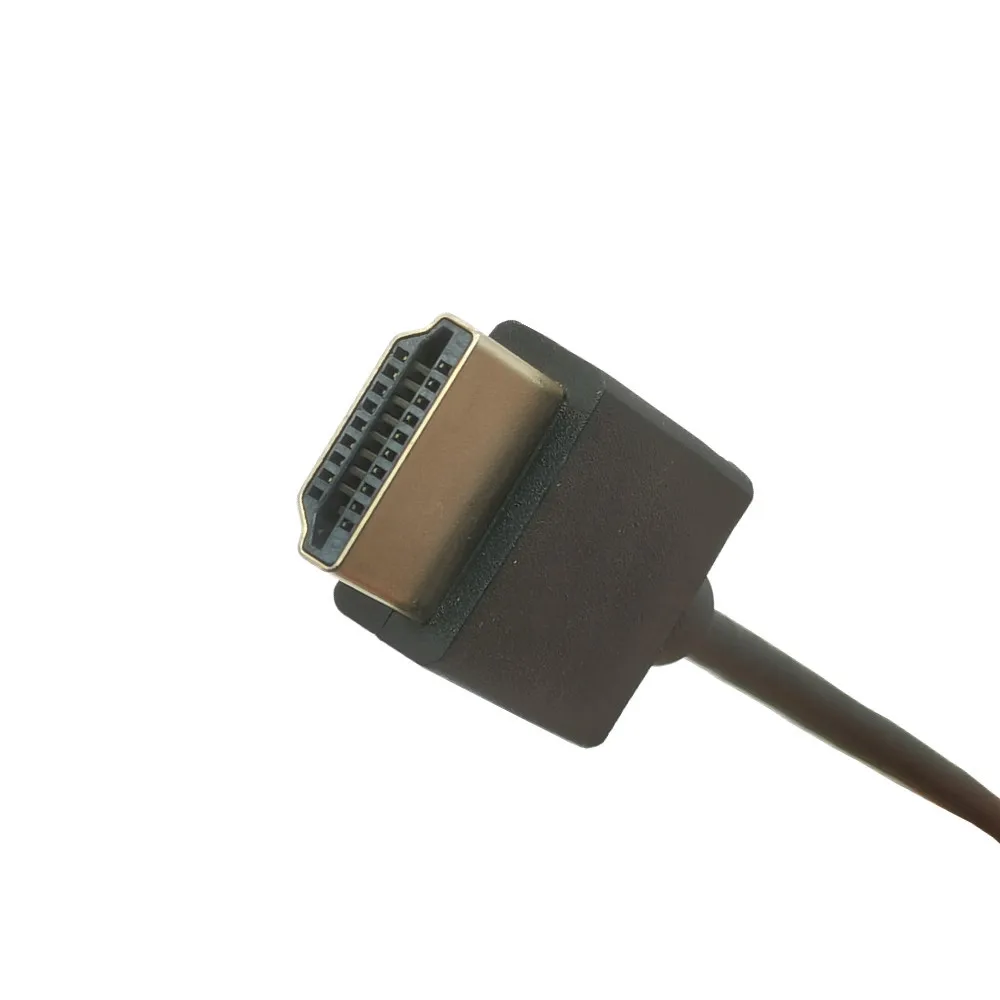OD 3 2 мм супер мягкий совместимому с HDMI 1 4 V мужчина к HDTV мужской тонкий кабель 4K * 2K HD