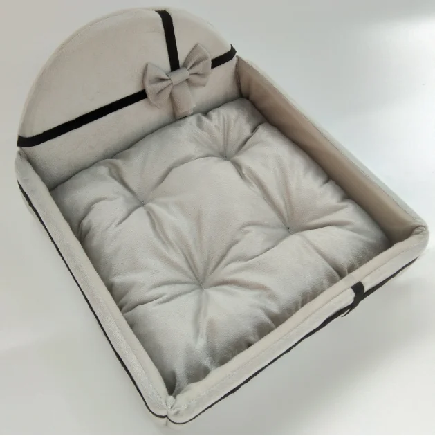 Кровать для домашних животных мягкая теплая кровать со съемным гнездом больших и