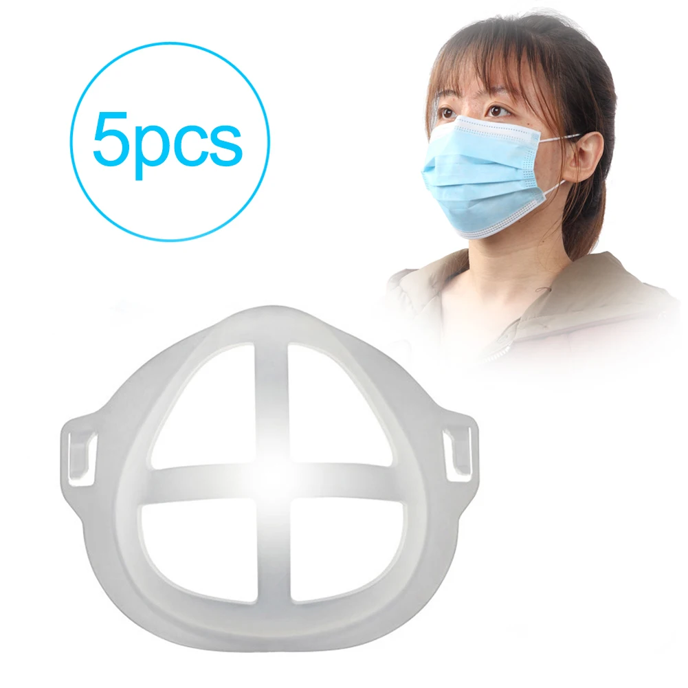 

Replacement Air Breathing Valves Accessories 3D Mouth Mask Inner Support Frame Silicone Mask Bracket Reusable Masks Holder