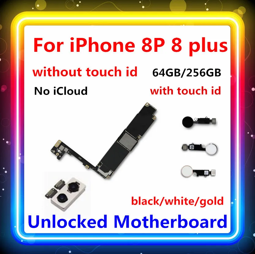 Оригинальная разблокированная материнская плата для iphone 6 6P 6S 6SP без touch id Logic материнской платы clean icloud замененная пластина IOS MB
