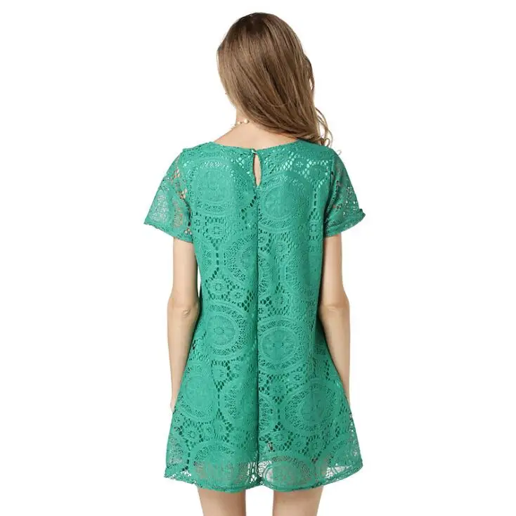 Летнее женское платье большого размера в европейском и американском стиле