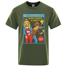 Мужская футболка оверсайз, с круглым вырезом и принтом из комиксов