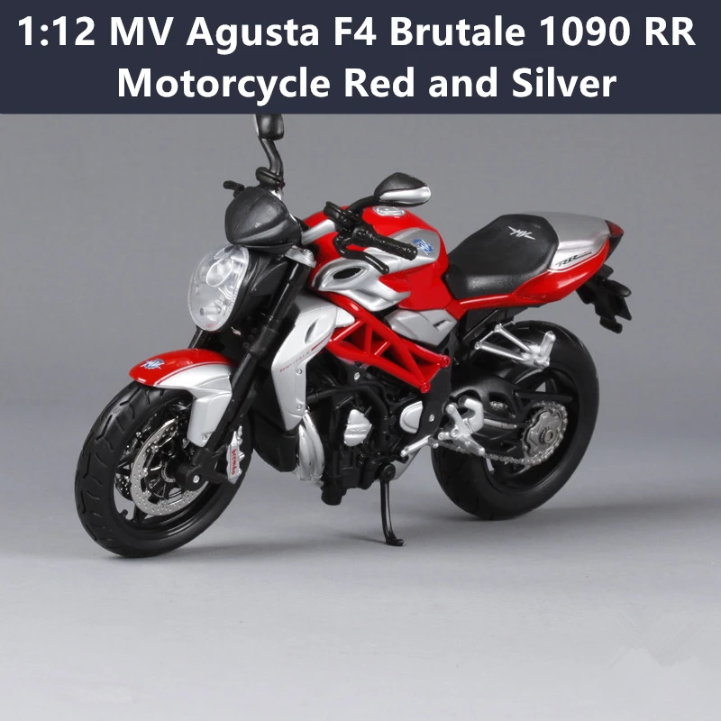 1090 RR Maisto 1:12 MV Augusta 1090 RR моделирование сплав мотокросса серии авторизованный игрушечный мотоцикл автомобиль Коллекционирование подарки - Цвет: 1090 RR