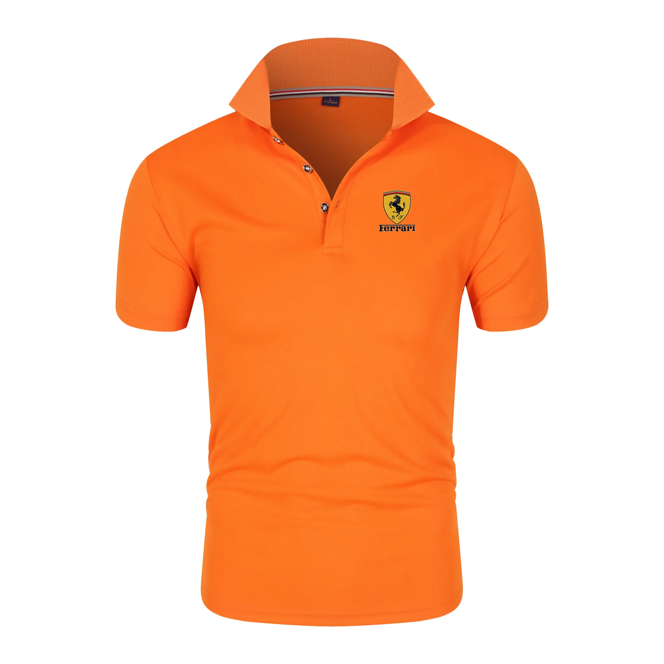 

2021 New Polo Shirt Short Sleeve Summer Handsome Comfortable Shirt Fashion Men's Polo Shirt Men's Shirt Summer New Solid Color H