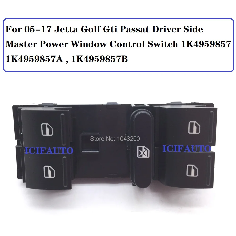 Переключатель управления окном для 05 17 Jetta Golf Gti Passat 1K4959857 1K4959857A 1K4959857B / 1K4 959 857A/B|switch