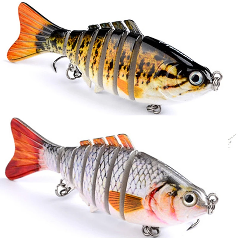 

1 PCS 10cm 15.2g Wobblers Fishing Lures Artificial Multi Jointed Sections Artificial Hard Bait Trolling Pike Carp Fishing Tools