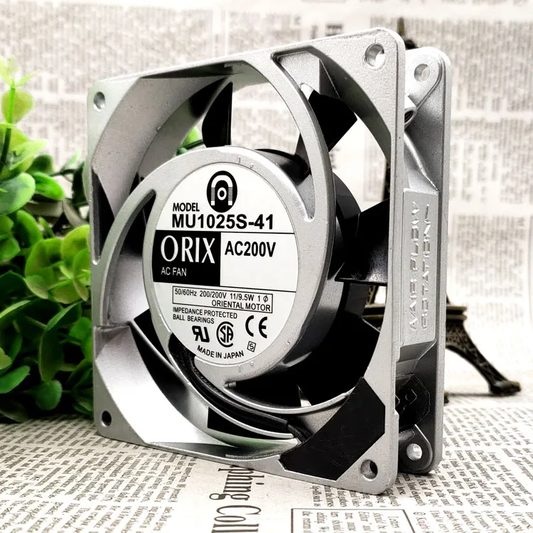 

Japanese East ORIXMU1025S-41 Ac200v 104*104 * 25MM Aluminum Frame AC Fan