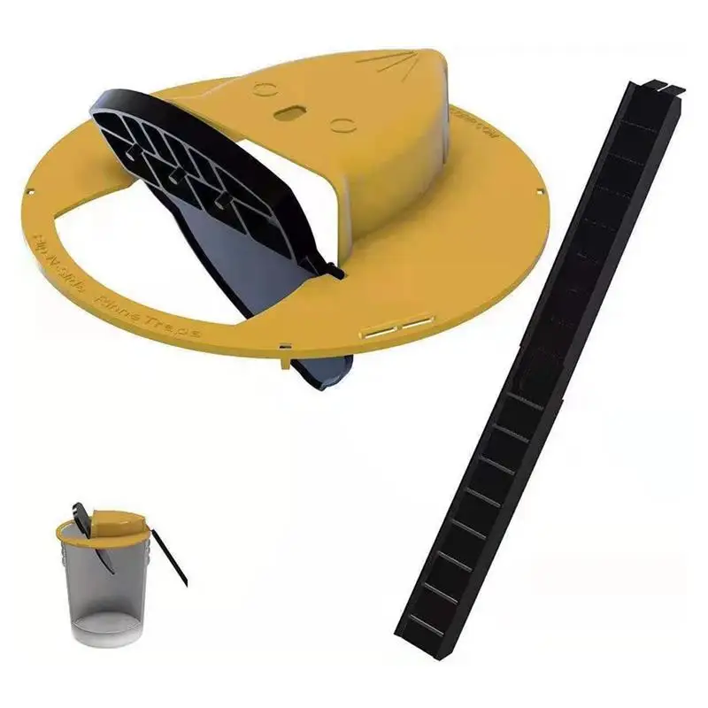 

Mouse Catcher Slide Bucket Lid ABS Plastic Pest Control Flip Quick Effective Sanitary Safe Catcher Automatic Mouse Catching Tool