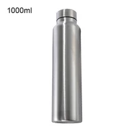 1000ml sports water bottle portable%c2%a0stainless steel single wall large capacity water bottle outdoor supply leakproof bottle