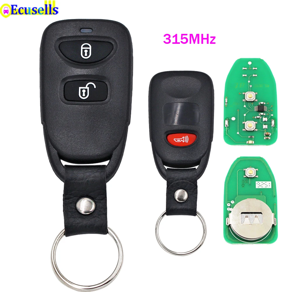 2 + 1 кнопочный пульт дистанционного управления брелок передатчик 433 МГц для Hyundai