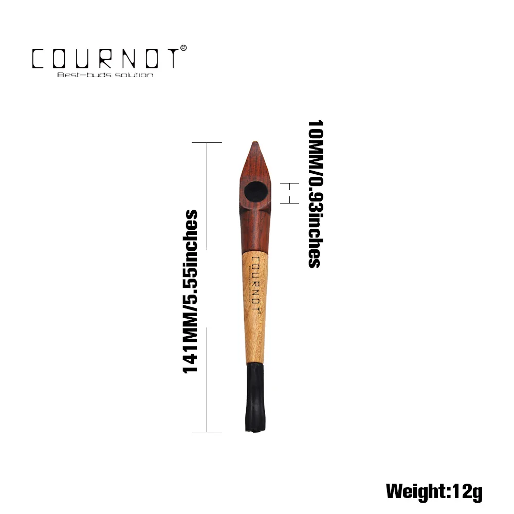 COURNOT натуральная Классическая двухцветная деревянная курительная трубка ручной