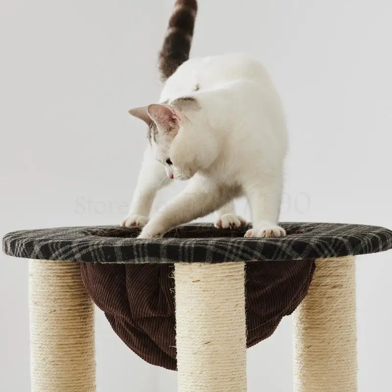 Кошечка для лазания Когтеточка кошек Большая полка кошки прыжков на платформе