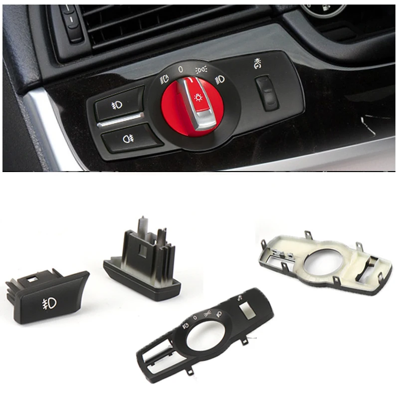 

Car Headlight Switch Panel for BMW 5 Series 7 Series F18 F02 F07 Headlight Adjustment Panel Headlight Switch Cover Auto Parts