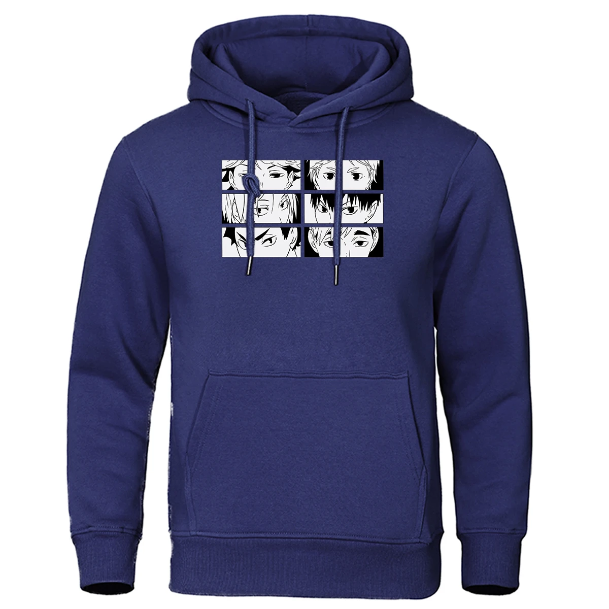 

Japanese Anime Haikyuu Print Hoodie New Autumn Fleece Hoodies Male Punk Vintage Sweatshirt Man Warm Hip Hop Men Sportswear