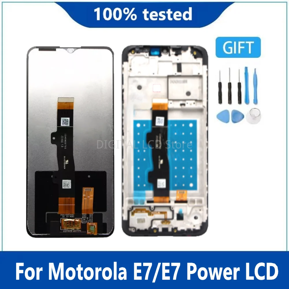 

Оригинальный для Motorola Moto E7 ЖК сенсорный экран для Moto E7 ЖК XT2052 XT2052-1 для Moto E7 питания ЖК XT2097 с рамкой
