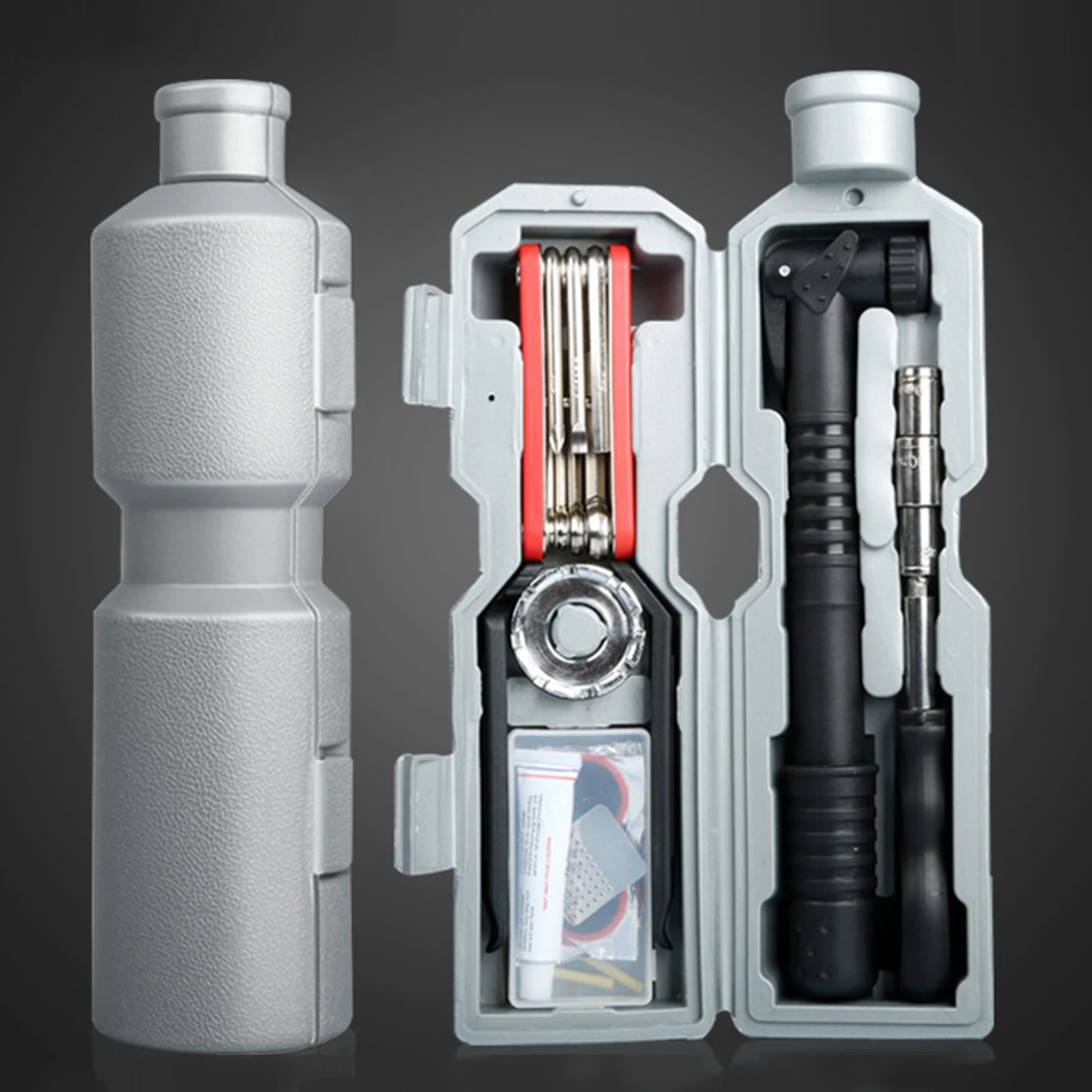 

Инструменты для ремонта велосипеда ключ для велосипеда мини-насос для ремонта прокола держатель бутылки удобный набор для обслуживания