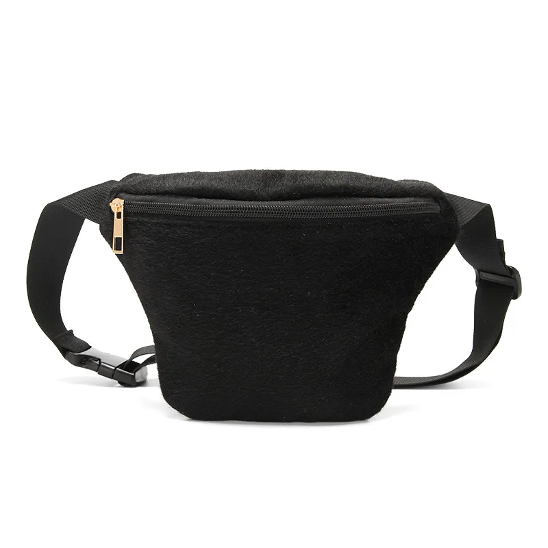 Прошитой подошве теплые зимние плюшевые тапочки Дамская сумка-heldSingle асимметрия