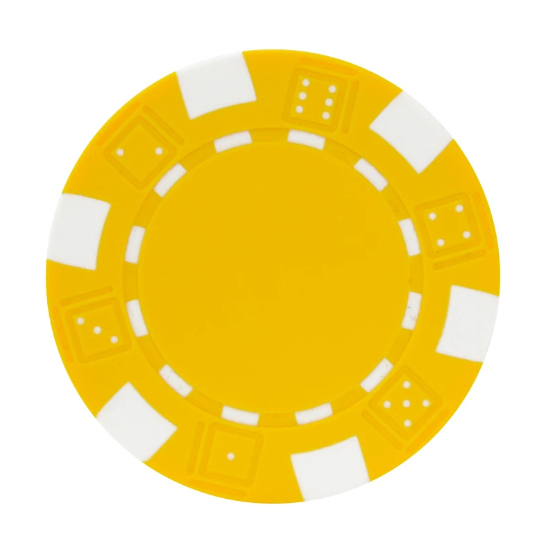 yellow 10 шт. с фабрики казино ABS+ железо+ глина покер чип Texas Hold'em покер Металлические Монеты черный Джек чипы набор аксессуары для покера - Цвет: yellow
