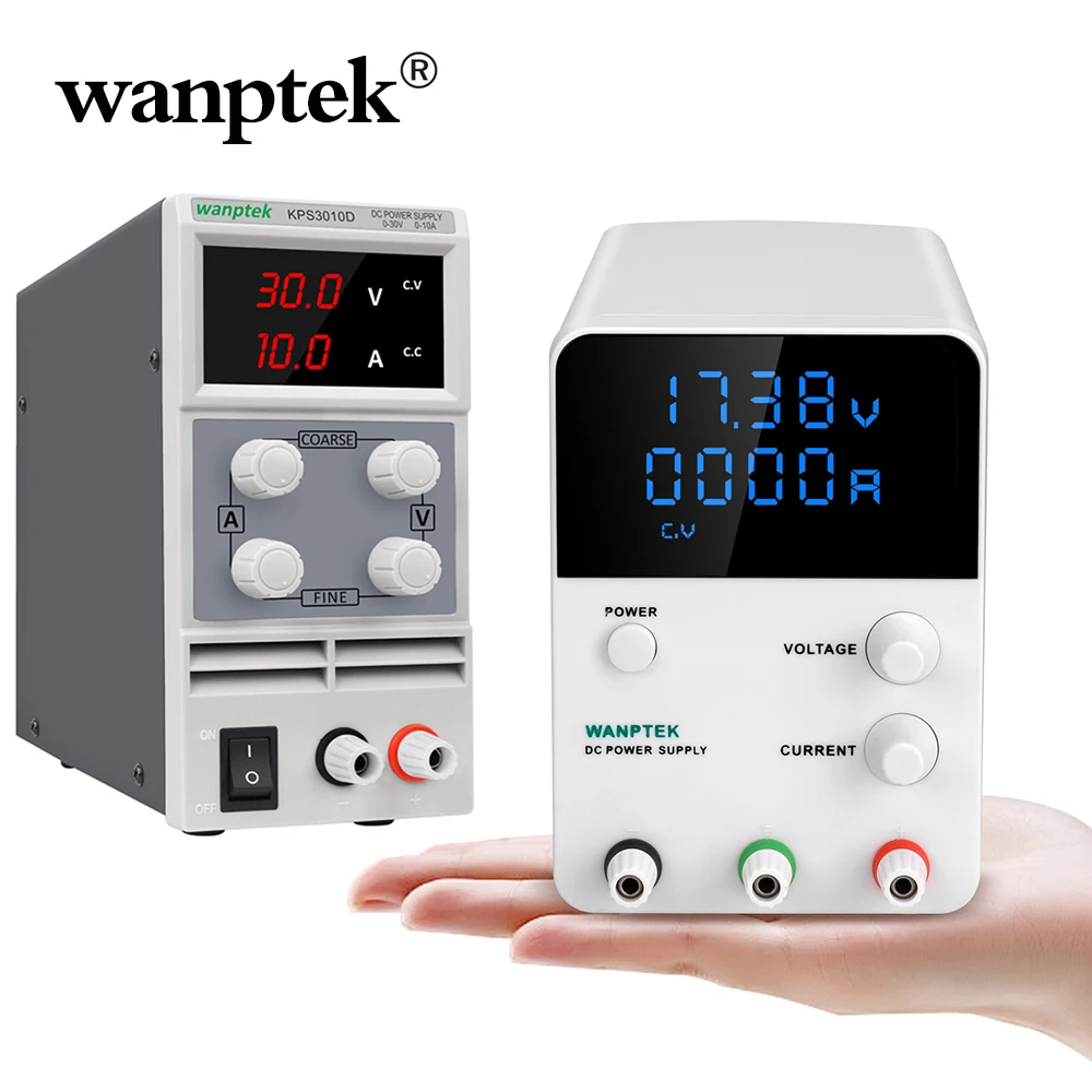 Wanptek мини лабораторный источник питания регулируемый 60 в 5A 30 в 10A настольный источник питания Цифровой DC Регулируемый источник питания контроль 220 В