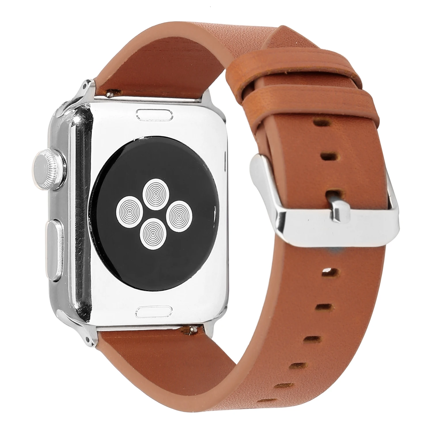 Модный ремешок из воловьей кожи для apple watch series 5 4 3 2 1 ремешок 44 мм для iwatch 38 мм 42 мм браслет умные аксессуары на запястье