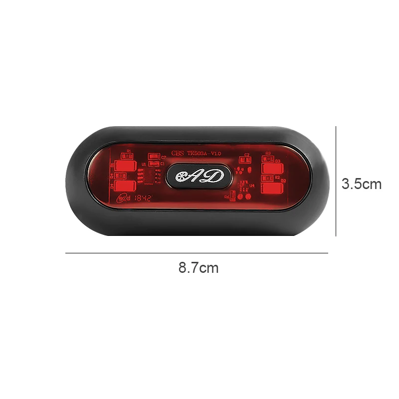 

Wasafire Bicycle Helmet Lights Intelligent Tail Light Safety Alert Electric Vehicle Helmet Tail Light Electric Vehicle Hotsale