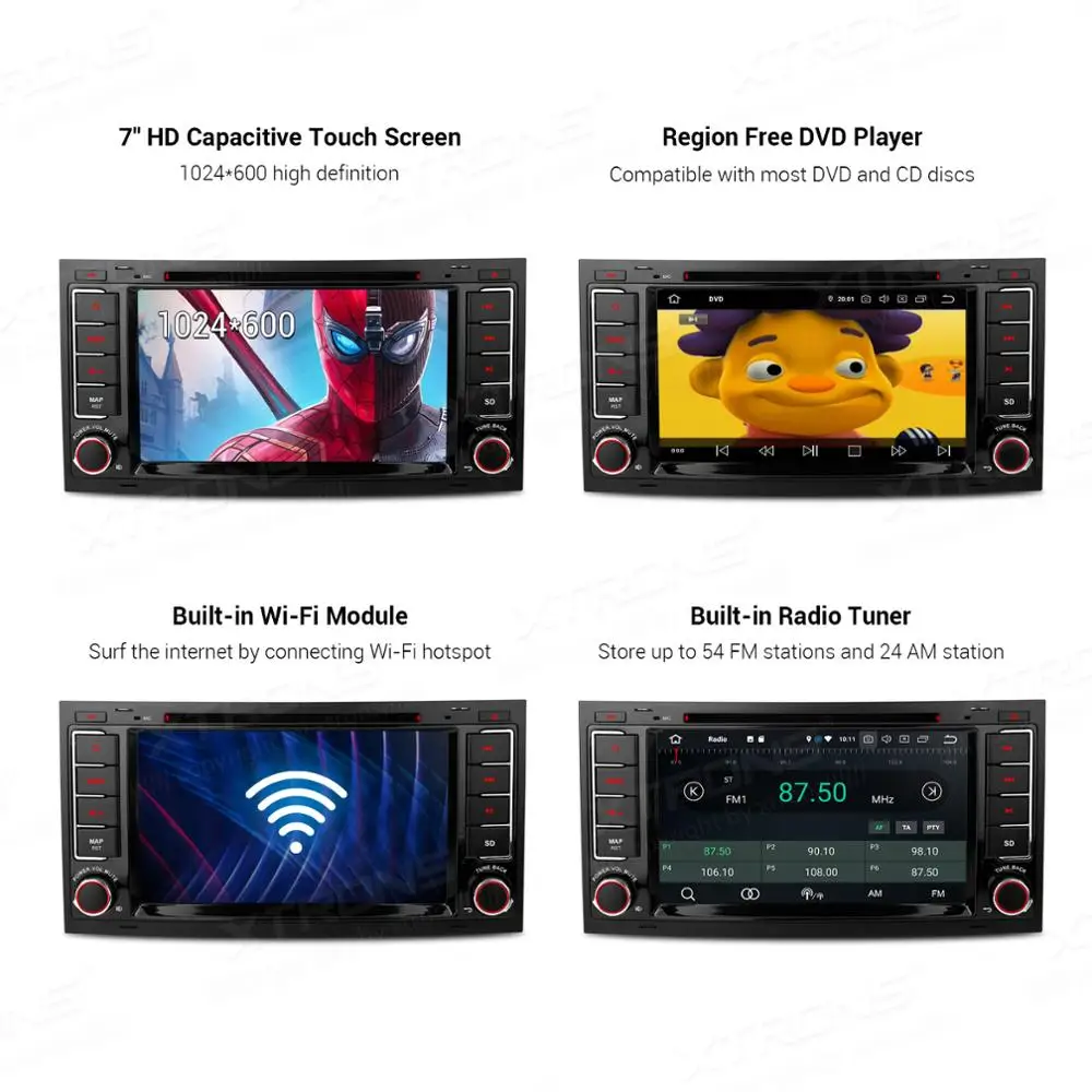XTRONS Android 9 0 PX5 Восьмиядерный автомобильный Радио стерео Мультимедиа DVD плеер GPS для