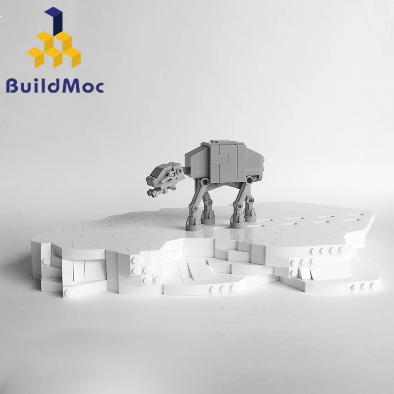 Звездные игрушки BuildMoc войны совместимые с блоками 8089 маленький моторизованный