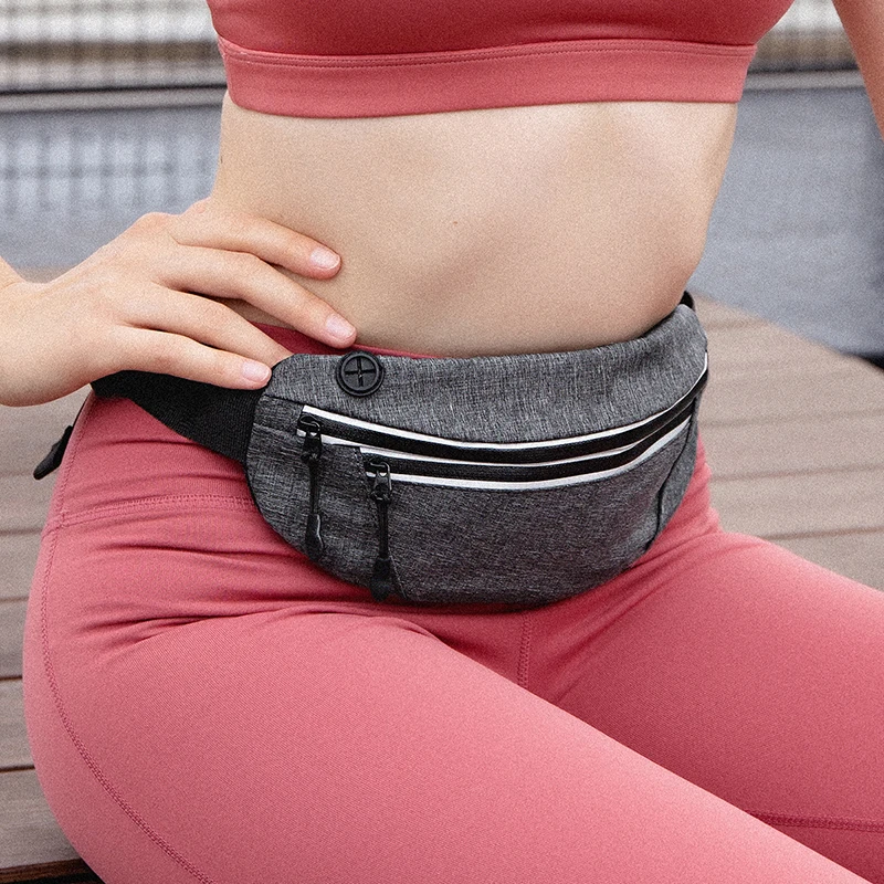 Waterproof Sports Running Waist Pack Outdoor GYM Belt Cell Phone Pouch Waist Bag Portable Fanny Men Women Fitness Accessories