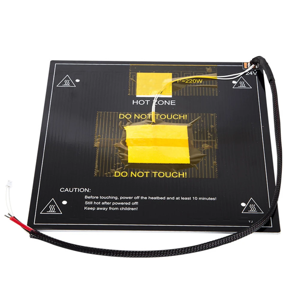 heat accessaries parts hot bed plate durable dc 24v 3d printer office sheet professional panel replacement practical for ender 3 free global shipping