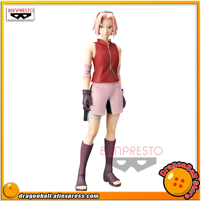 100% оригинальная Коллекционная фигурка с надписями Banpresto великолепная Shinobi HARUNO