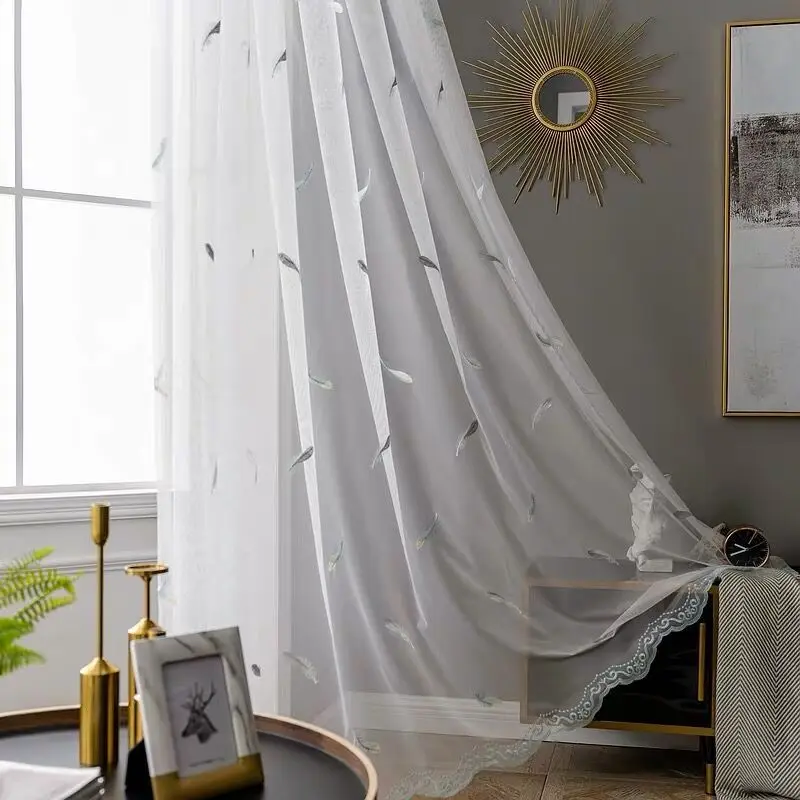 

Solid Fabric Blackout Curtains for Living Room Kitchen Thicken Curtains for Bedroom Luxury Blue Window Blinds Drapes JK043Y