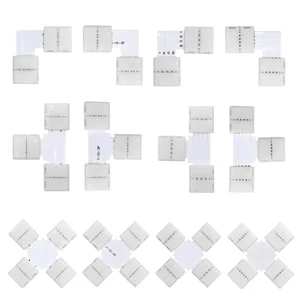 2-контактный3-контактный4-контактный5-контактный угловой разъем шириной 8 мм10 мм12 мм TLX-образный паяный разъем 5050 Ws2812b Светодиодная лента без пайки