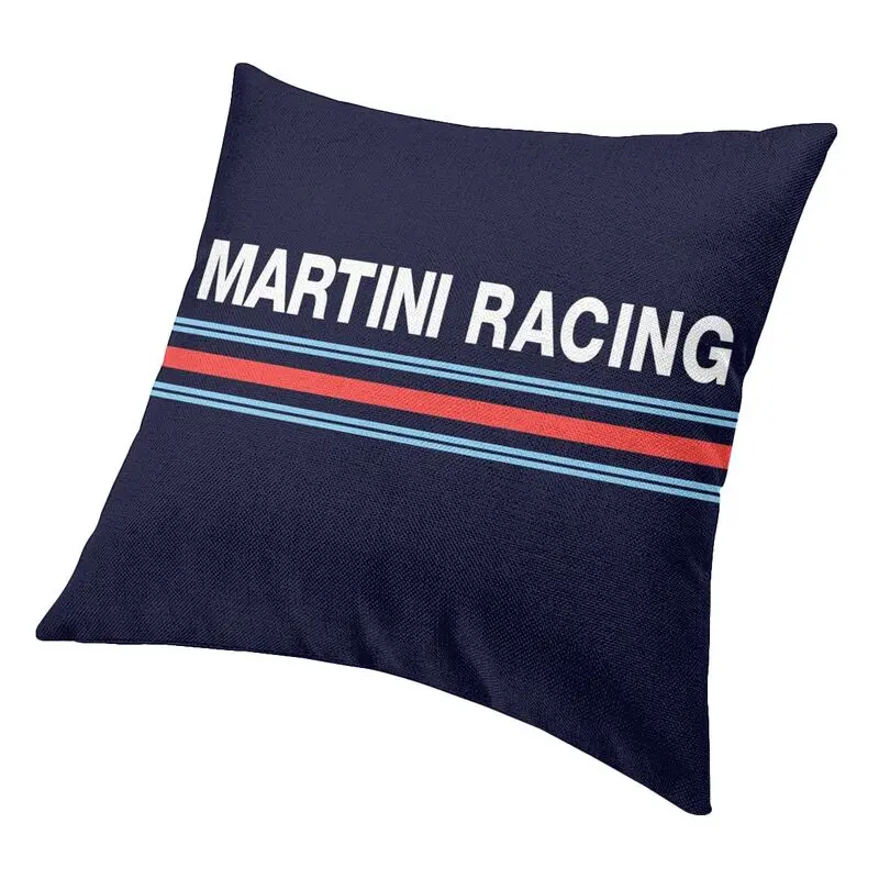 Martini Racing Классический винтажный Ретро стиль Чехол на подушку 40x40 см Декор для дома