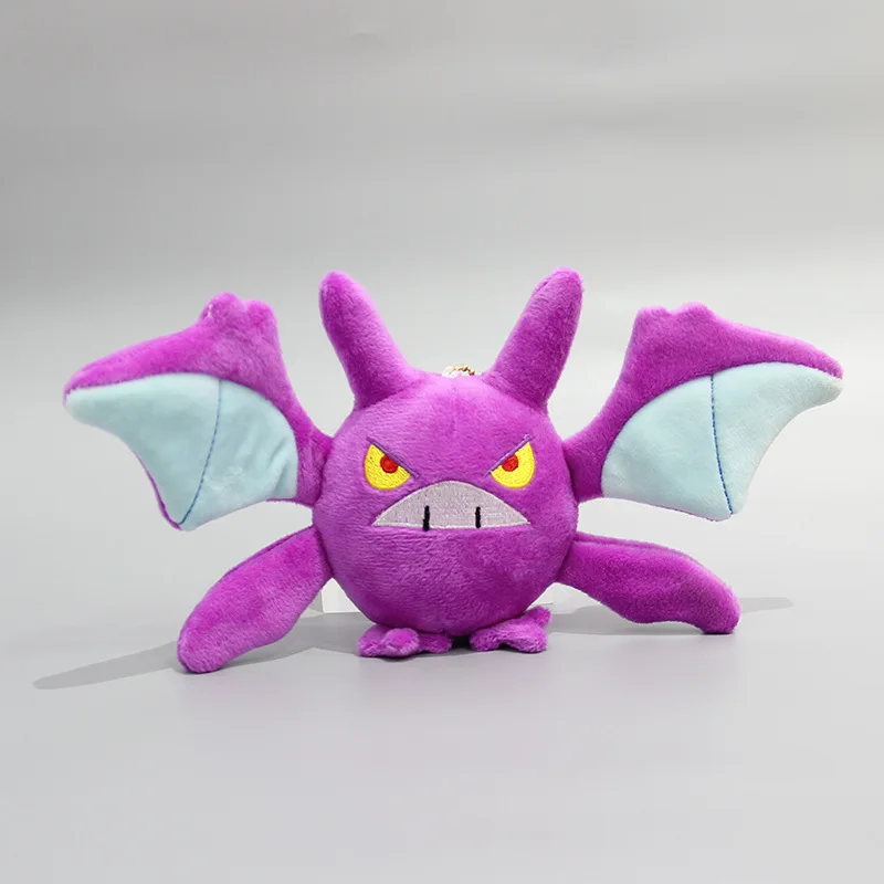 TAKARA TOMY Покемон милые персонажи аниме Zubat Crobat Мягкие плюшевые игрушки покемон плюшевые куклы игрушки Изысканные Подарки для детей - Цвет: Фиолетовый