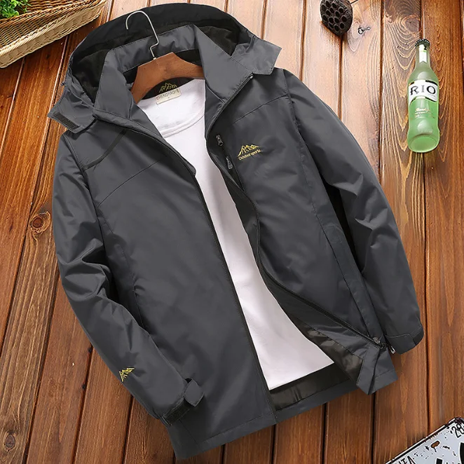 Качественная мужская зимняя ветровка куртка туристическая верхняя одежда