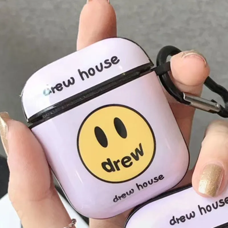Силиконовый чехол для гарнитуры bluetooth Justin Bieber drew house с граффити airpods 1 2