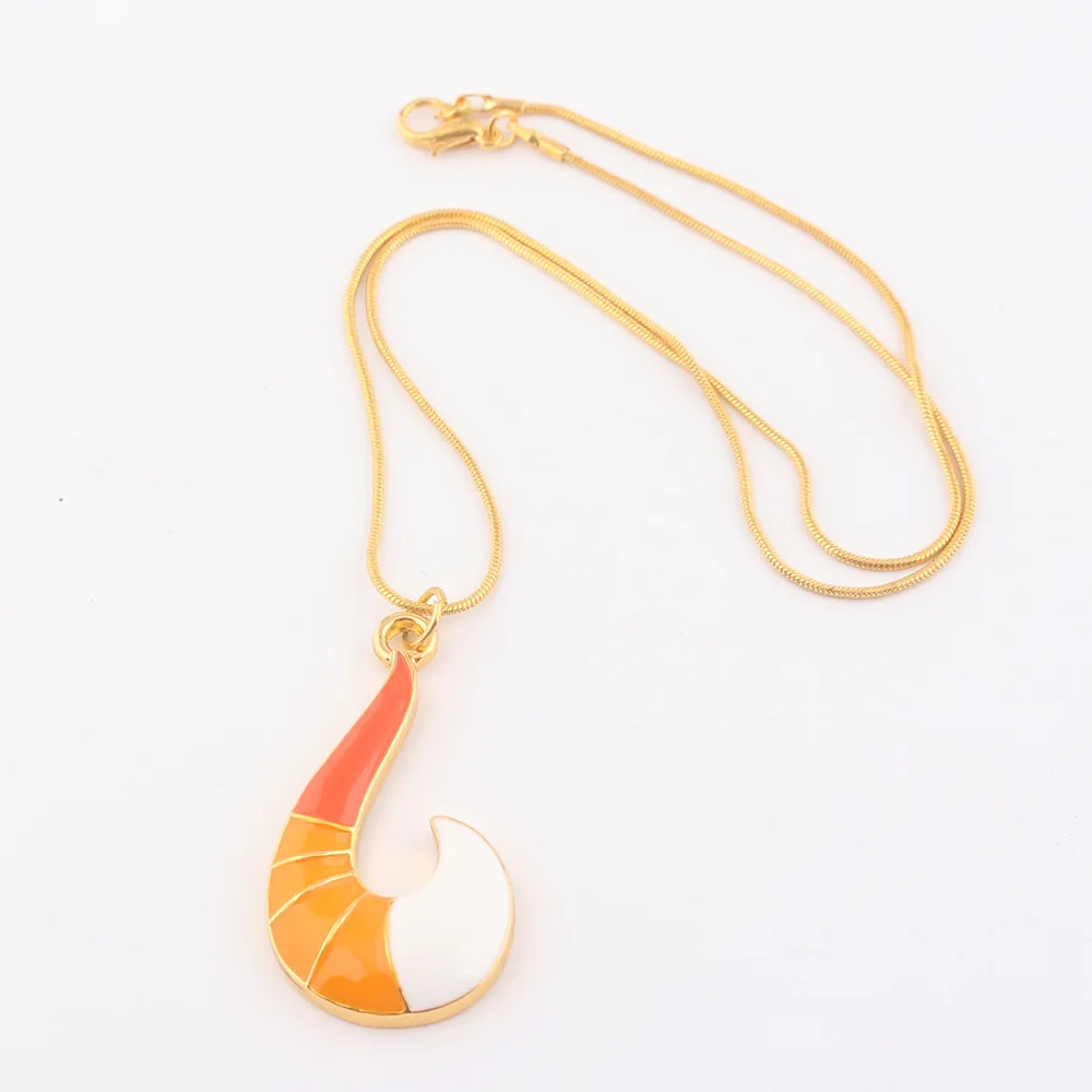 Ожерелье Золотое для мужчин и женщин украшение в стиле аниме божья коровка лисий