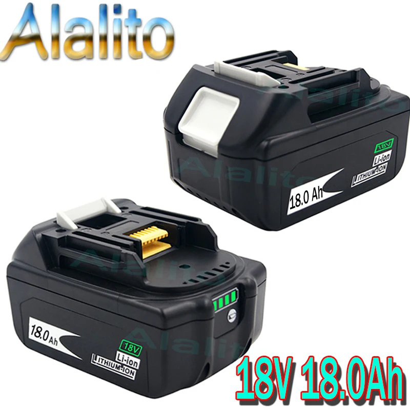 Аккумуляторная батарея 18 в 18000 мАч для Makita BL1840 BL1850 BL1830 BL1860B LXT 400 | Электроника