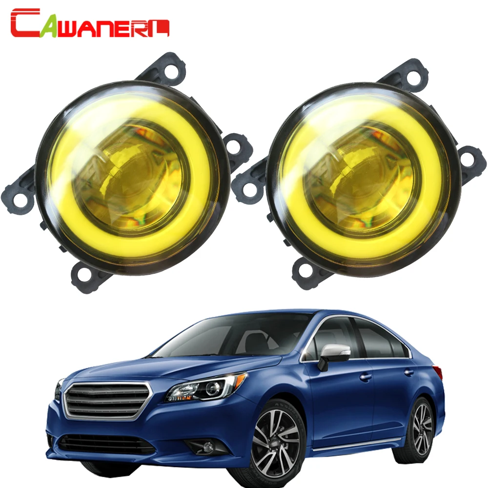 Cawanerl для Subaru Legacy 2010 2011 2012 автомобиля 30 Вт Светодиодный туман светильник Ангел