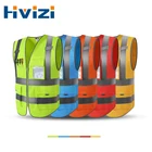 Высоковидимый защитный светоотражающий жилет, рабочая одежда, одежда для улицы, безопасная одежда, рабочая одежда с высокой видимостью, куртка, жилет с несколькими карманами