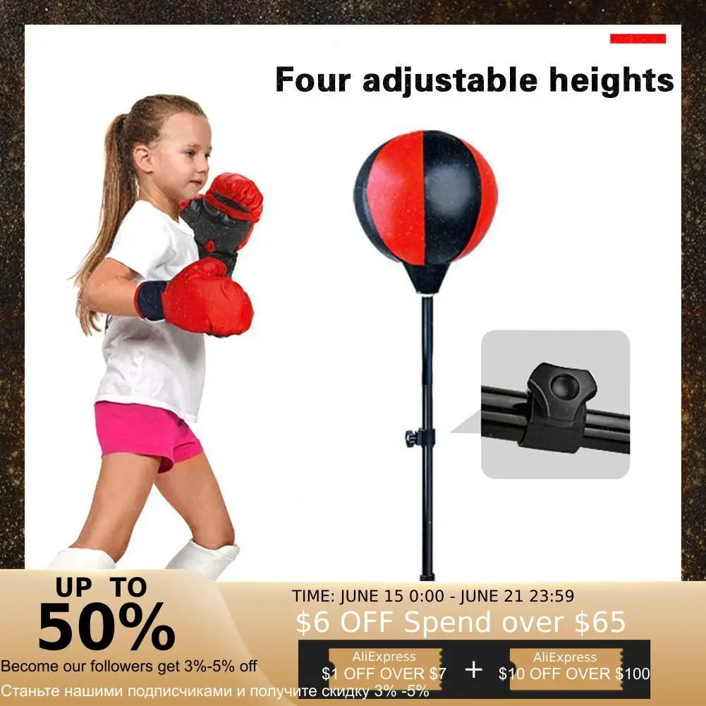 

Adjustable Vertical boxing ball Fitness Boxing Punch Ball Boxing Punching For Kids Bag Bag Pear Speed Relaxed Speed O5J7