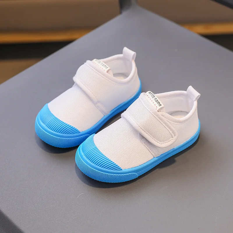 

2021 New Children's Shoes Children's Canvas Shoes Girls' Small White Shoes Campus Soft-soled Indoor Shoes Boys' Kindergarten