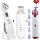 Ультразвуковой скруббер для кожи лица, для пилинга, очистки пор, отшелушивания, удаления черных точек, отбеливания, электропорации