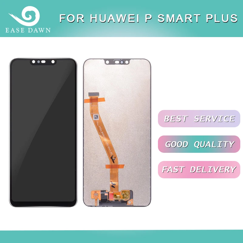 ЖК дисплей IPS для Huawei P SMART PLUS экран с сенсорной панелью дигитайзер в сборе