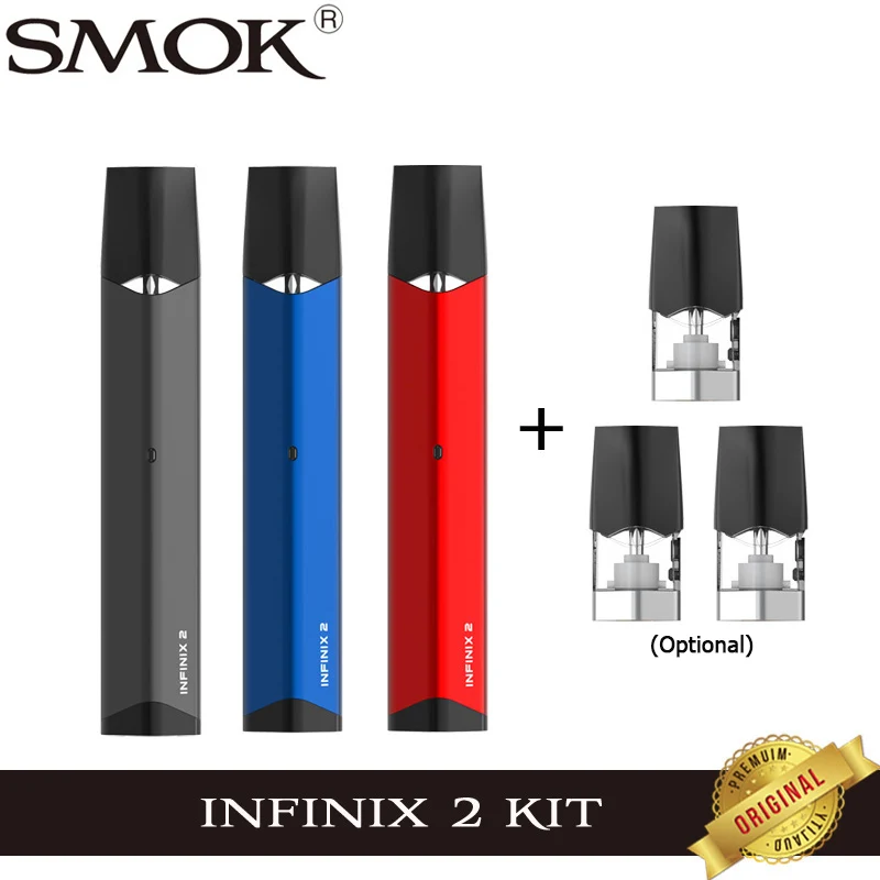Оригинальный набор SMOK INFINIX 2 Pod система с воздушным приводом и батареей 450 мАч